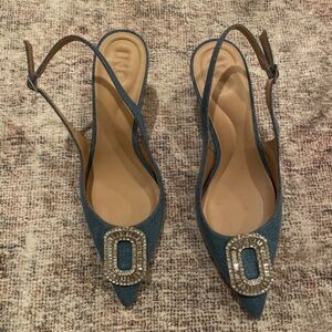 Gizi Embellished Slingback Pumps